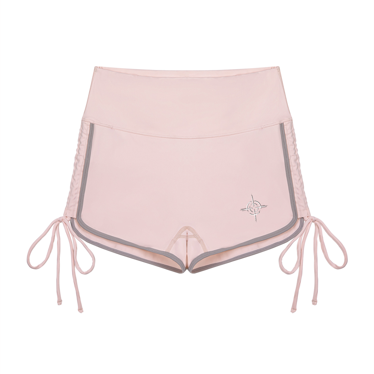 Color Block High Waisted Yoga Shorts