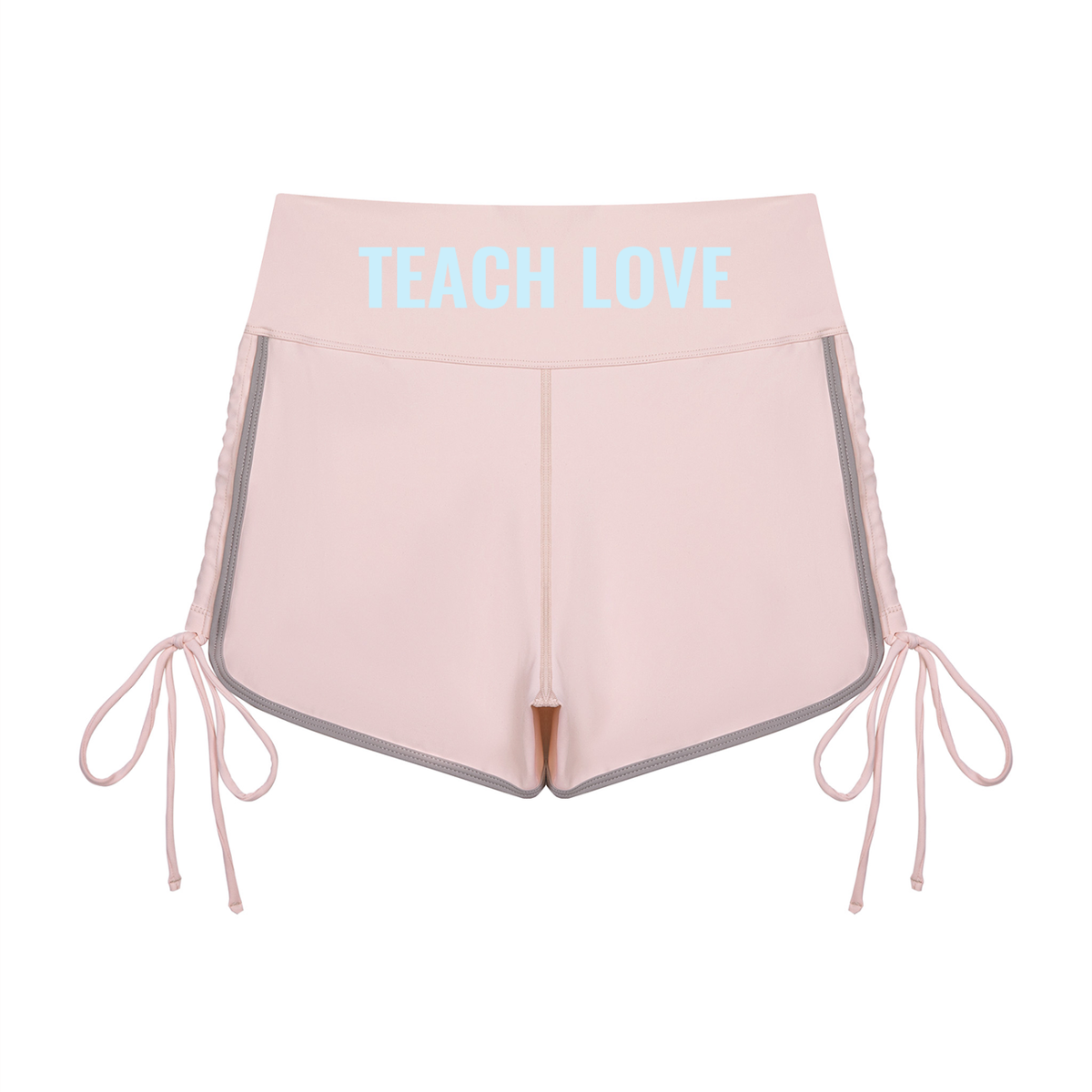 Color Block High Waisted Yoga Shorts
