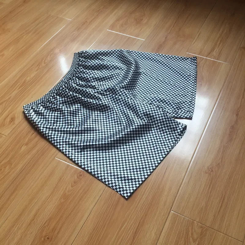 Mens Satin Silky Pajamas Shorts